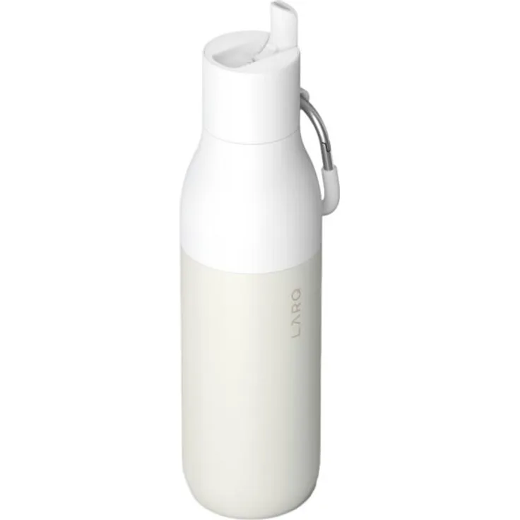 LARQ Trinkflasche mit Filter 740 ml Granit weiß