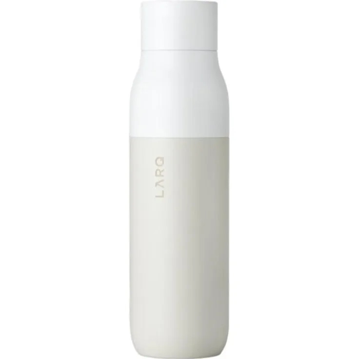 LARQ Trinkflasche selbstreinigend PureVis isoliert 500 ml Granit weiß