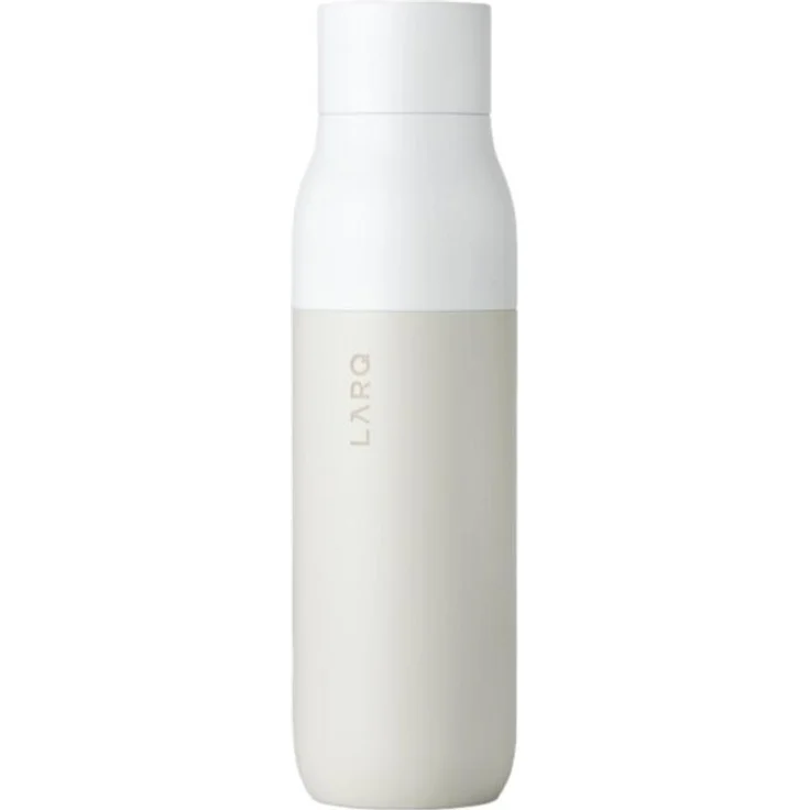 LARQ Trinkflasche selbstreinigend PureVis isoliert 500 ml Granit weiß – Bild 1