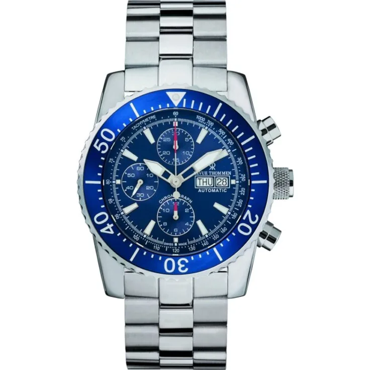 Revue Thommen Armbanduhr Herren Chrono Automatik Diver 17030.6133