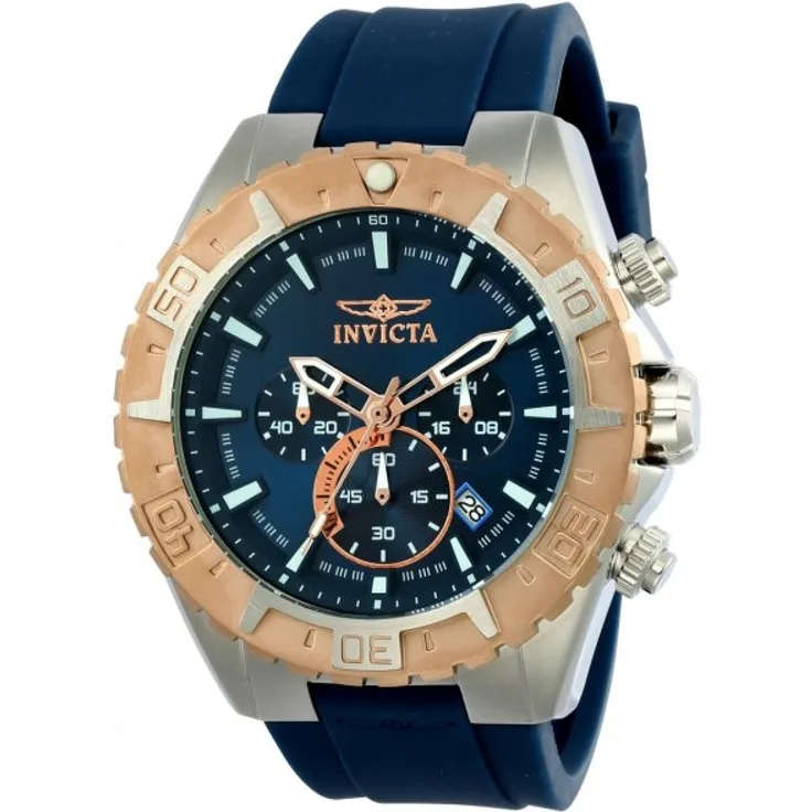 Invicta Armbanduhr Herren Chronograph Quarz Aviator 22523
