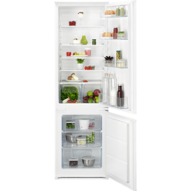 AEG OSC5S181ES Kühl-Gefrierkombination, Einbau, Schlepptür, Höhe 178 cm, Energieklasse E