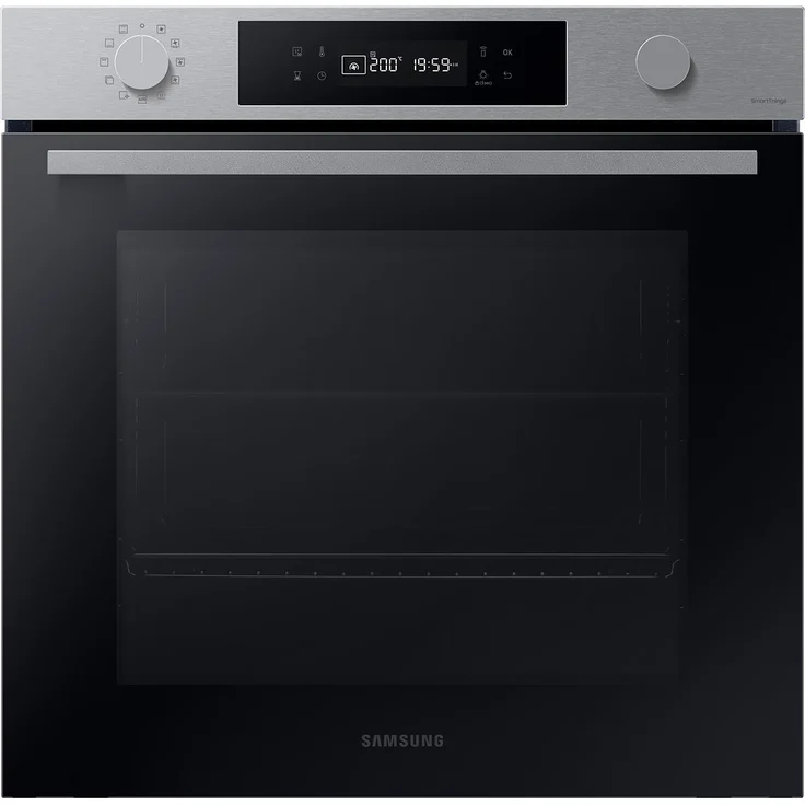 Samsung NV7B41307AS/U1 Einbaubackofen, Serie 4, Pyrolyse, SmartThings Cooking, Einbaugerät, Garraum 76 l, Breite 60 cm, edelstahl, schwarz – Bild 1