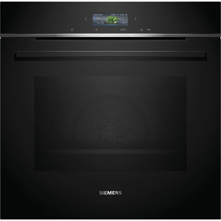 Siemens HB774G1B1 Einbaubackofen, iQ700, Einbaugerät, Garraum 71 l, Breite 60 cm, schwarz – Bild 1