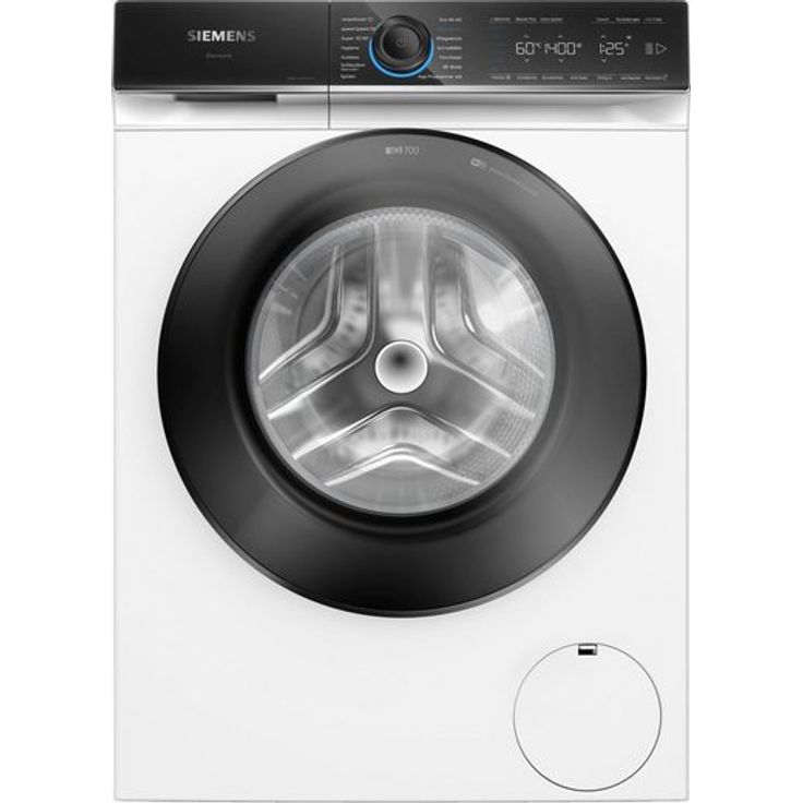 Siemens iQ700 WG44B20Z0, Frontlader-Waschmaschine, A, Fassungsvermögen 9 kg, Standgerät, Breite 60 cm, weiß – Bild 1