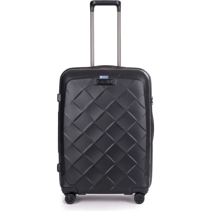 Stratic Leather and More Hartschalen-Koffer M (bis 66cm) matt black