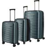 Travelite Air Base Kofferset 3-tlg. 4w L/M erw./S eisblau 75340-25Travelite Air Base Kofferset 3-tlg.