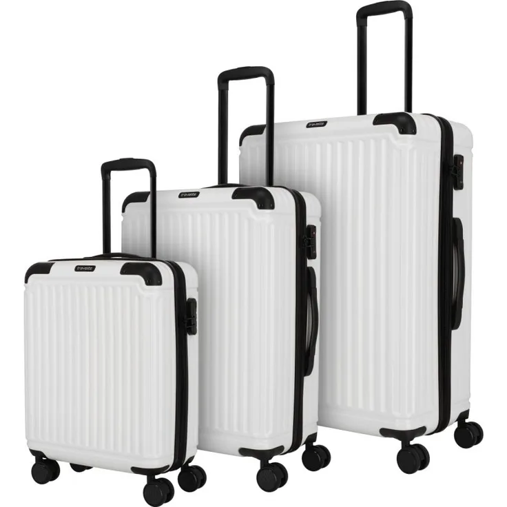 Travelite Cruise 4w L/M/S Weiss Koffer-Set 3-teilig