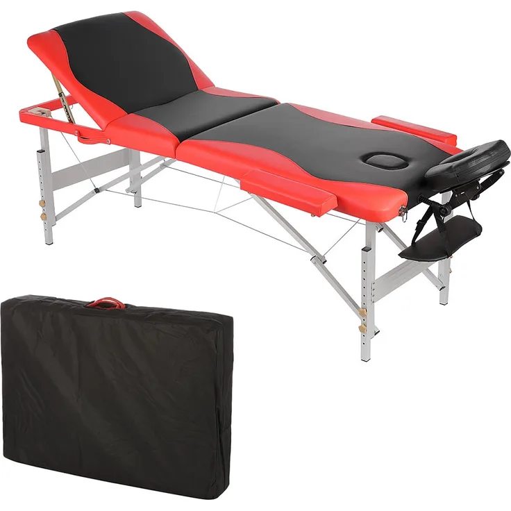 Massagebank Massagetisch Massageliege Kosmetikliege Tasche 3 Zonen klappbar