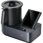 Xiaomi Smart Cooking Küchenmaschine, 1700 Watt, 2,2 Liter, 35 Automatikprogramme, inkl. Dampfgarer, Garkorb, Messbecher, 3D-Induktionsheiztechnologie, schwarz, Serie: MCC01M