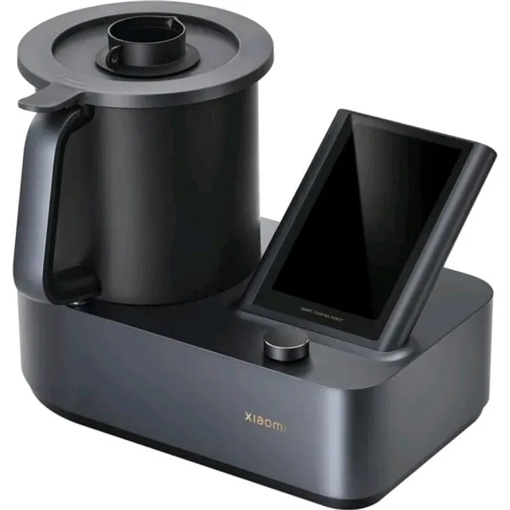 Xiaomi Smart Cooking Küchenmaschine, 1700 Watt, 2,2 Liter, 35 Automatikprogramme, inkl. Dampfgarer, Garkorb, Messbecher, 3D-Induktionsheiztechnologie, schwarz, Serie: MCC01M