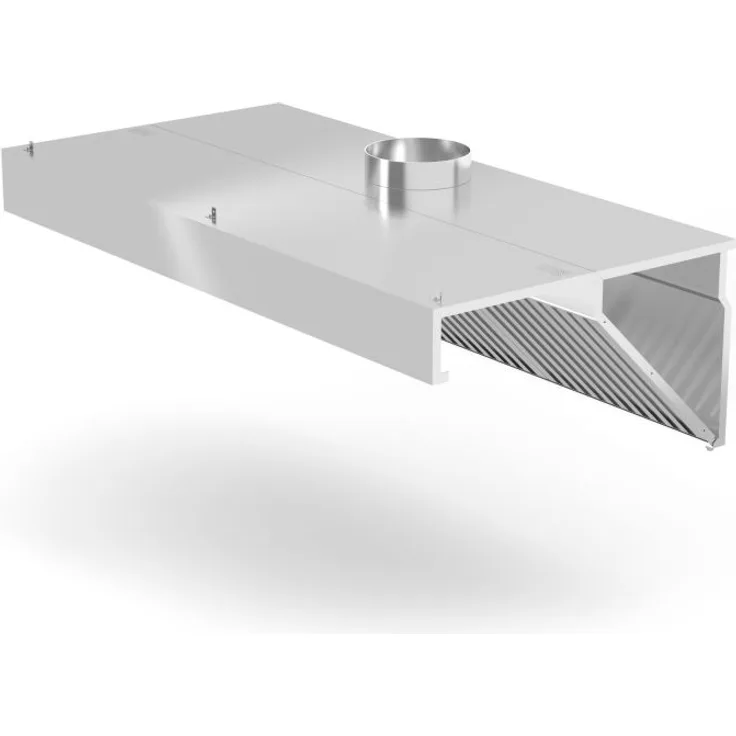 Dunstabzugshaube Wandmontage, HENDI, Profi Line, ohne Beleuchtung, 1000x700x(H)450mm