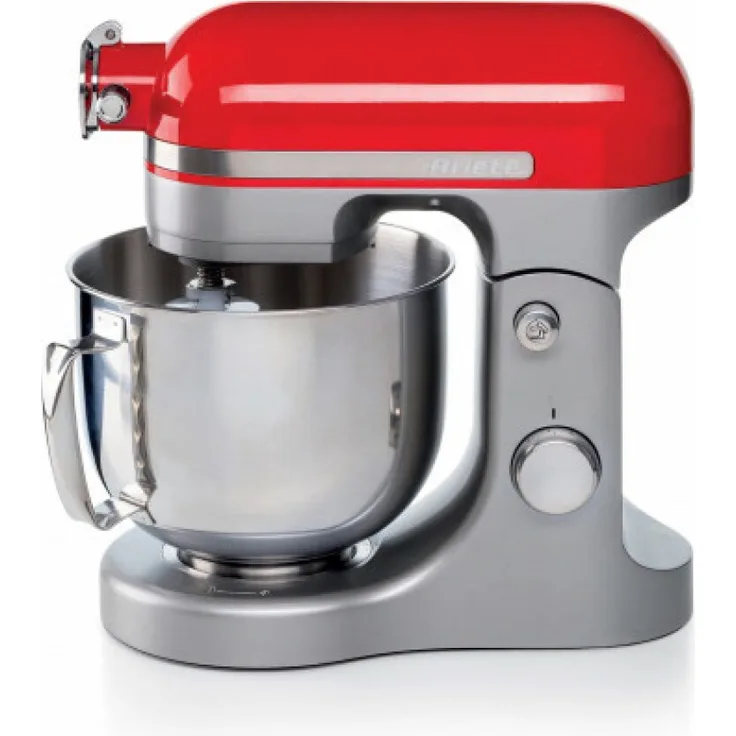 Ariete Moderna Rossa Küchenmaschine, 1600 Watt, 5,5 Liter, 10 Geschwindigkeiten, rot