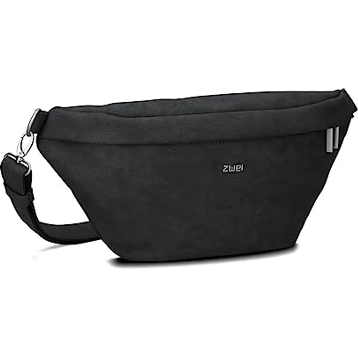 Zwei Mademoiselle.M Umhängetasche, 40 cm, nubuk schwarz, 100% Polyurethan – Bild 1