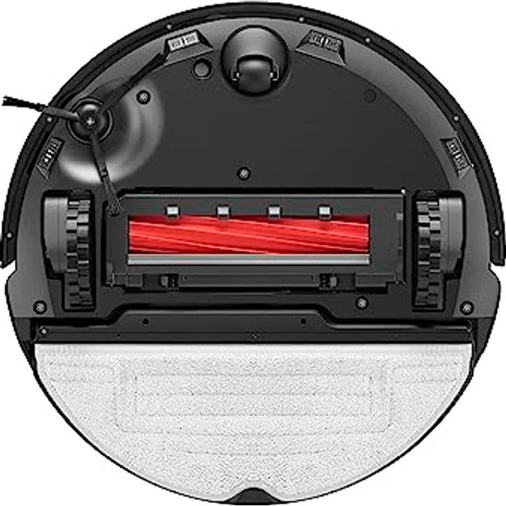 Roborock S7 Max Ultra, Saugwischroboter mit 5500 Pa Saugleistung, selbstentleerender Absaugstation, Ultraschall-Wischsystem, Schwarz-Grau – Bild 25