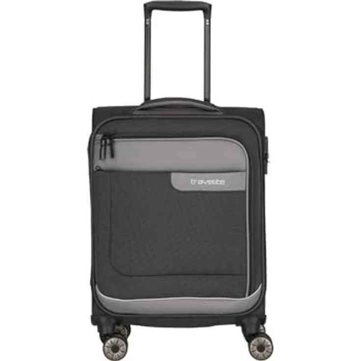 Travelite Handgepäck Viia 4w Trolley S, Grau (34 l, S) – Bild 2