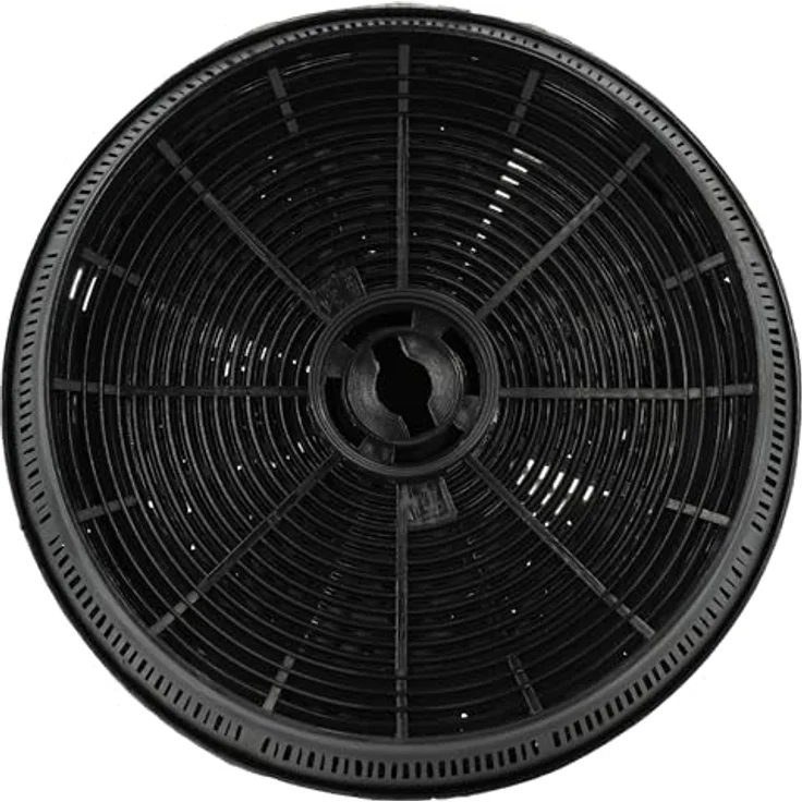 vhbw 2x Aktivkohlefilter Ersatz für IGNIS 484000008780 für Dunstabzugshaube, rund, schwarz, einfacher Einbau und Wechsel – Bild 4