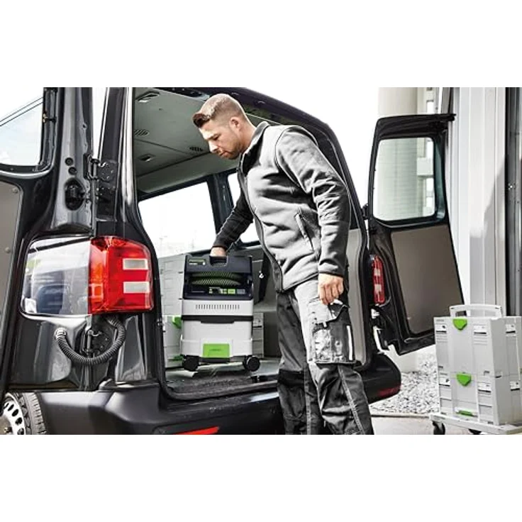 FESTOOL Absaugmobil CTM MIDI I CLEANTEC 578301, Nass-Trocken-Sauger mit 15 L Behältervolumen, Bluetooth®-Autostart und Staubklasse M – Bild 5