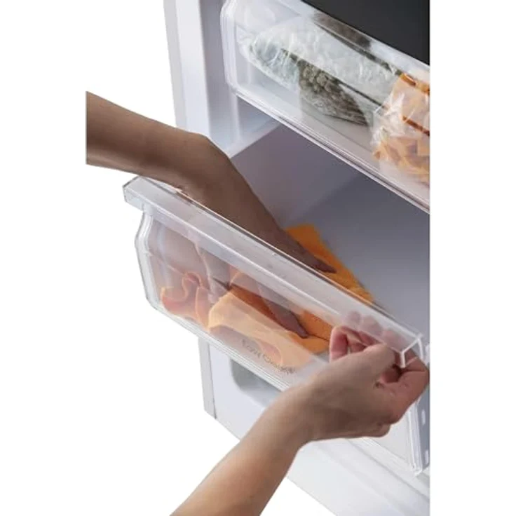 Candy CCG1L314CW Kühl-/Gefrierkombination, 157l mit LED-Innenbeleuchtung, verstellbaren Glasablagen und Low Frost Technologie – Bild 5