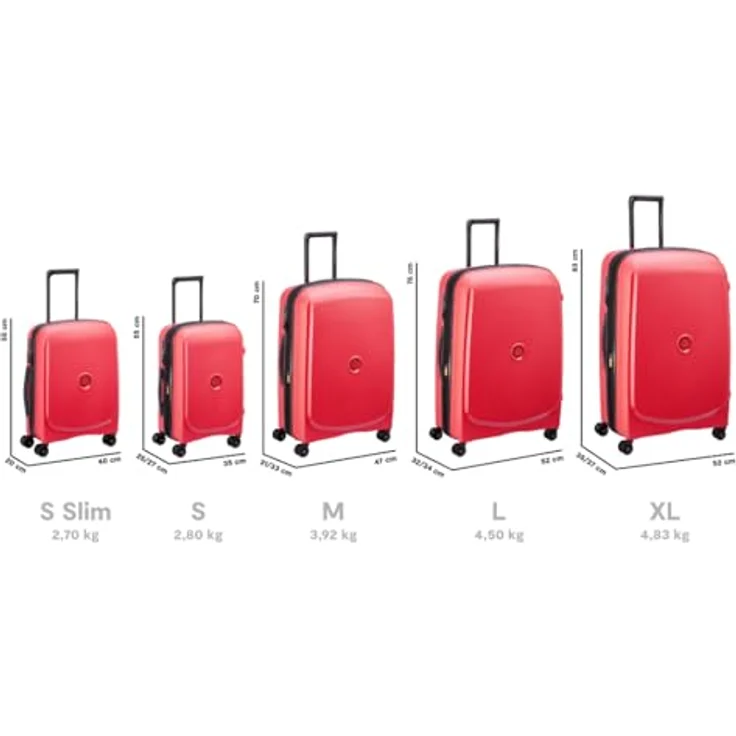 DELSEY PARIS Belmont Plus Expandable 4 Double Rolls MR Trolley M Tangerine Orange – Bild 6