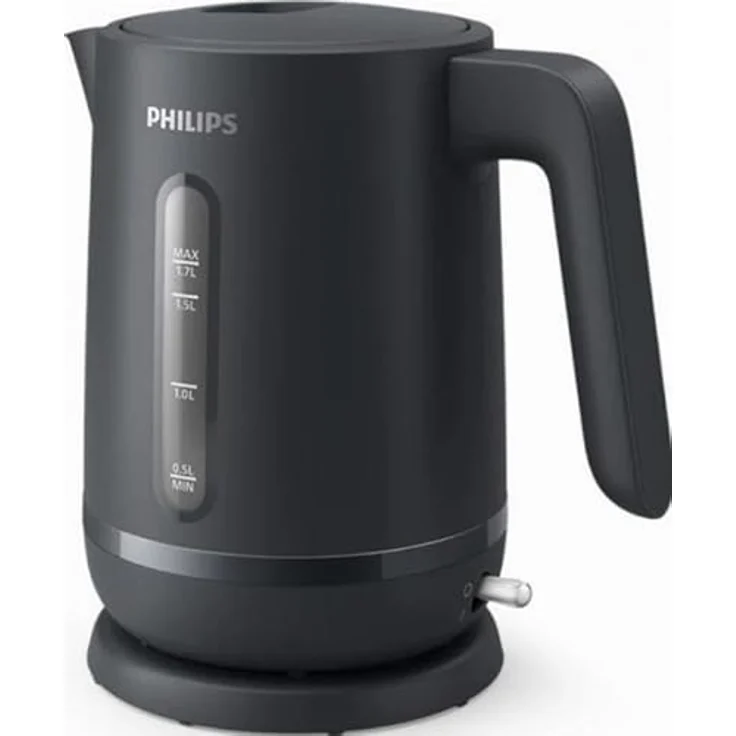 Philips 1000 Serie Essentials Kollektion HD9314/90 -Wasserkocher, schnelles Kochen mit flachem Heizelement, schwarz – Bild 2