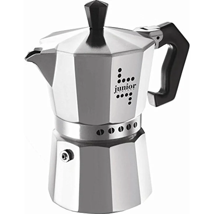 Bialetti Junior Kaffeemaschine, 6 Tassen, Aluminium – Bild 2