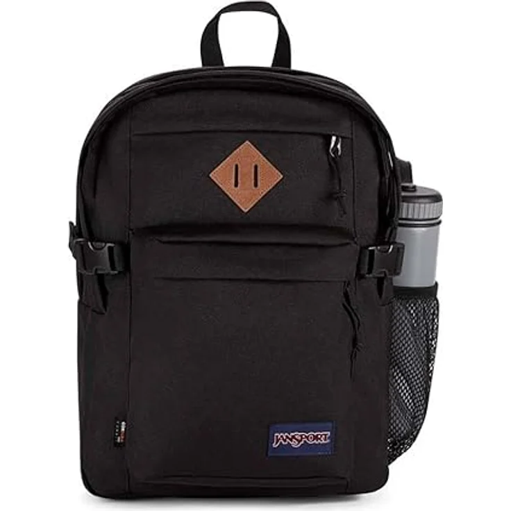 Jansport Freizeitrucksack Main Campus, ergonomische S-Kurven-Schultergurte, gepolstertes 15-Zoll-Laptopfach, Deep Juniper – Bild 1