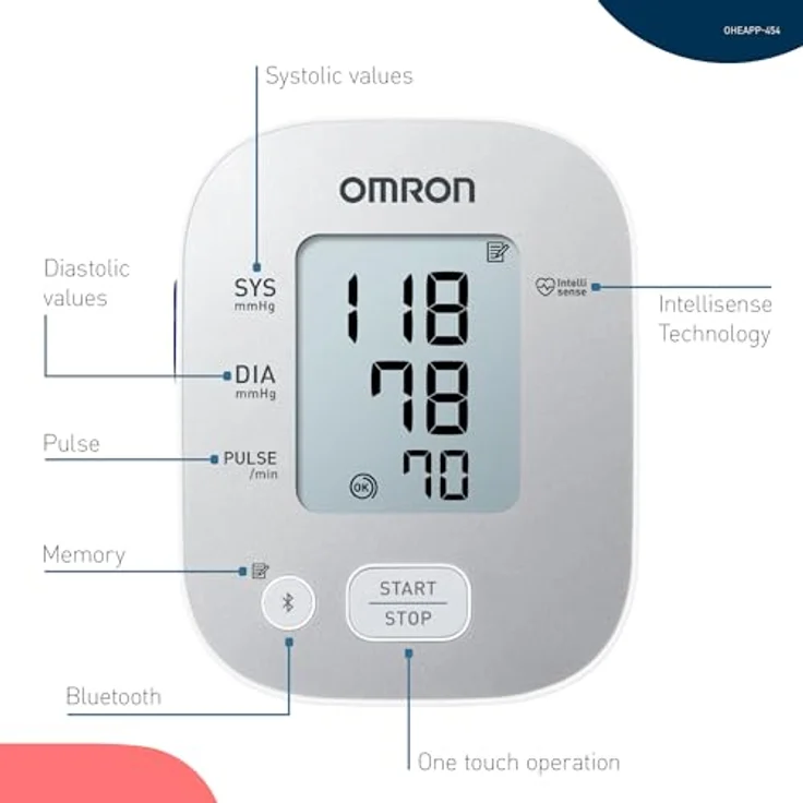 Omron Basic M2 Blutdruckmessgerät für Oberarm – Bild 2