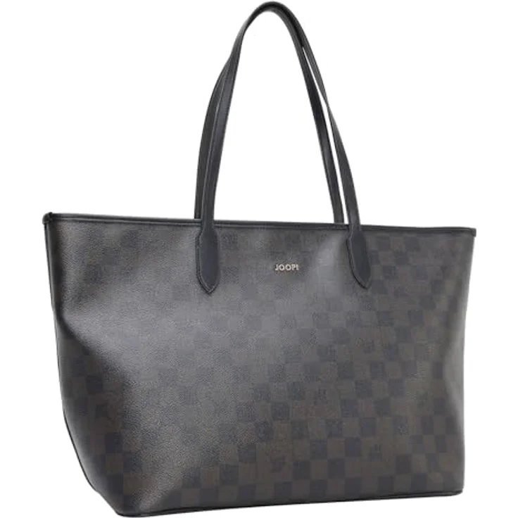 JOOP! Shopper mit All-Over-Print, Polyurethan (PU), seal brown – Bild 2