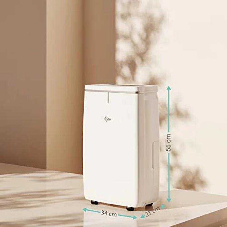 SUNTEC Dryfix 20 Lumio Luftentfeuchter für Räume bis 150 M³ (ca 65 m2) | Raumentfeuchter mit 20 l-Tag Entfeuchtung | Luftentfeuchter elektrisch inkl. Luftreiniger Funktion + mobile Wäschetrocknung – Bild 10