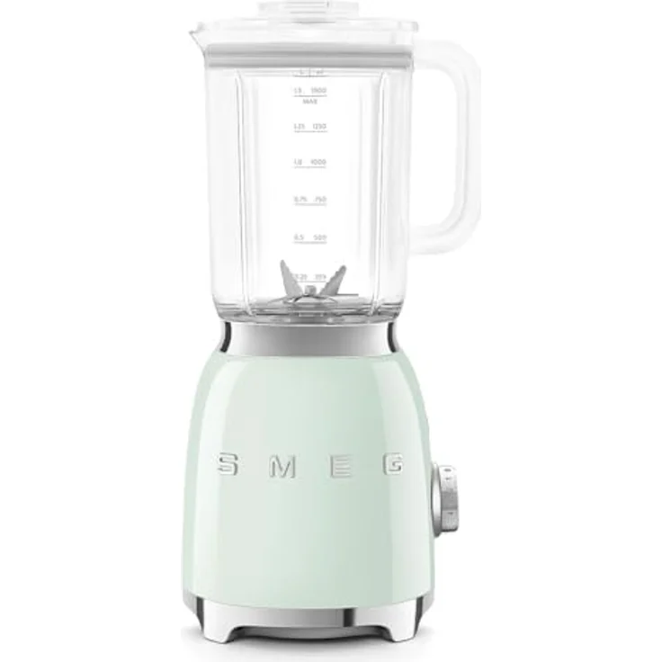 Smeg Standmixer BLF03PGEU, 800 W im 50’s Retro-Style für gesunde Smoothies und erfrischende Drinks, grün – Bild 2