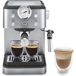 De'Longhi Linea Classic, Siebträgermaschine mit 15-bar Profipumpe, Thermoblock-Technologie und verstellbarem Milchaufschäumer, Schwarz