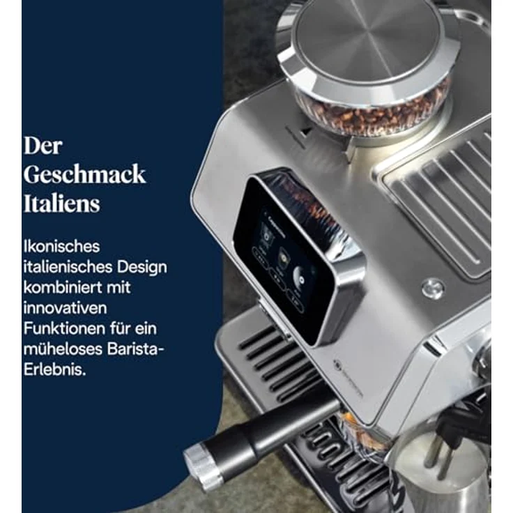 De'Longhi La Specialista Touch EC9455.M - 7 Kaffeespezialitäten Espressomaschine Edelstahl/Schwarz – Bild 3