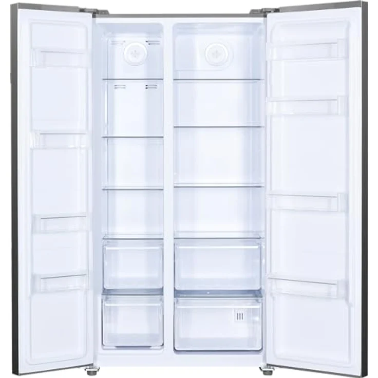 Beko GNO5322XPN Side-by-Side, Kühlschrank, Gefrierschrank, 532 l Gesamtvolumen, 347 Liter Kühlbereich, 185 Liter Gefrierbereich, Multifunktionsdisplay, Schnellkühlen, Türalarm, Edelstahl-Look – Bild 5