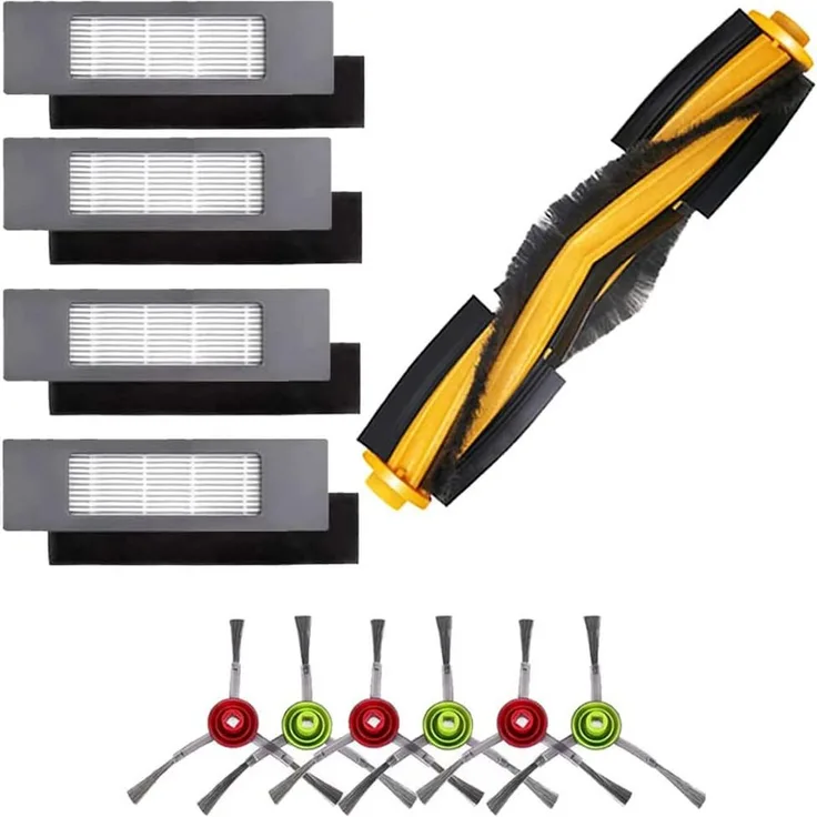 FELIXLEO Staubsaugerdüsen-Set für Ecovacs Deebot N8, T8, Hauptbürste und HEPA Filter, 1-tlg, kompatibel mit T8 AIVI und N8 Pro