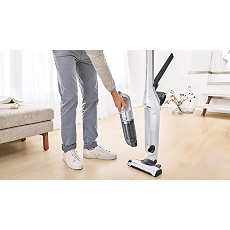 Bosch BCH3P2301 Flexxo Serie 4 Handstaubsauger, 50 min Akkubetrieb, freistehend, silber – Bild 10