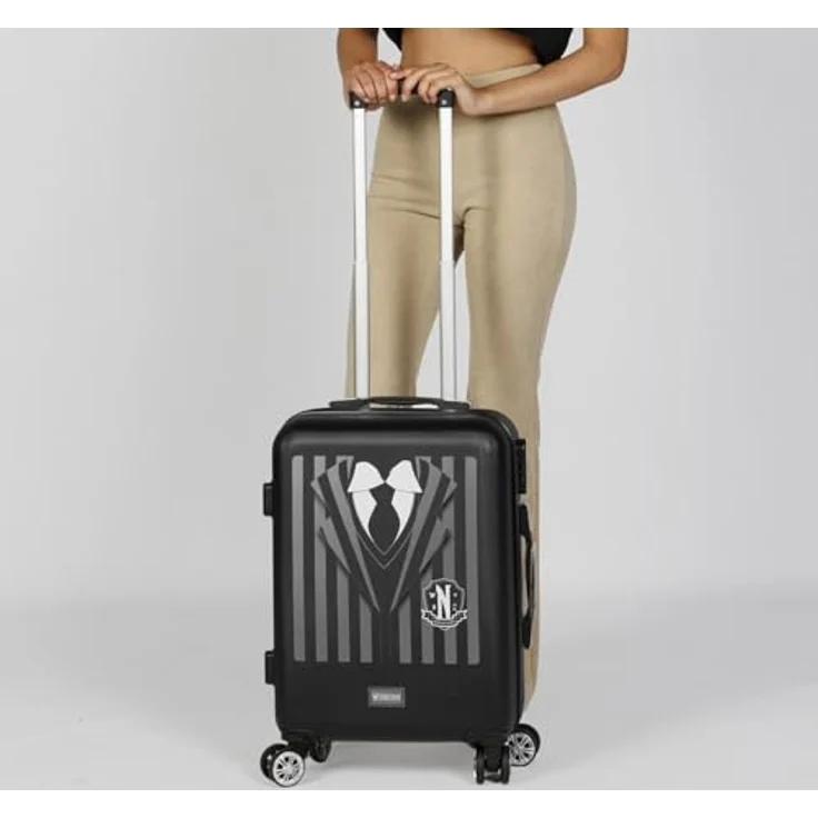 Karactermania Handgepäckkoffer Wednesday Uniform, ABS Trolley Koffer 55 cm, für Kinder ab 8 Jahren – Bild 8