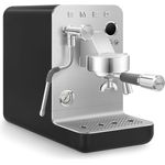 Smeg Espressomaschine EMC02BLMEU, Mini Pro mit halbautomatischen Bedienungsfunktionen, schwarz