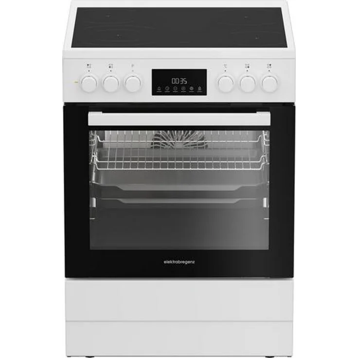 Elektrabregenz HSC6480W, Freistehender Ofen 60 cm, weiß