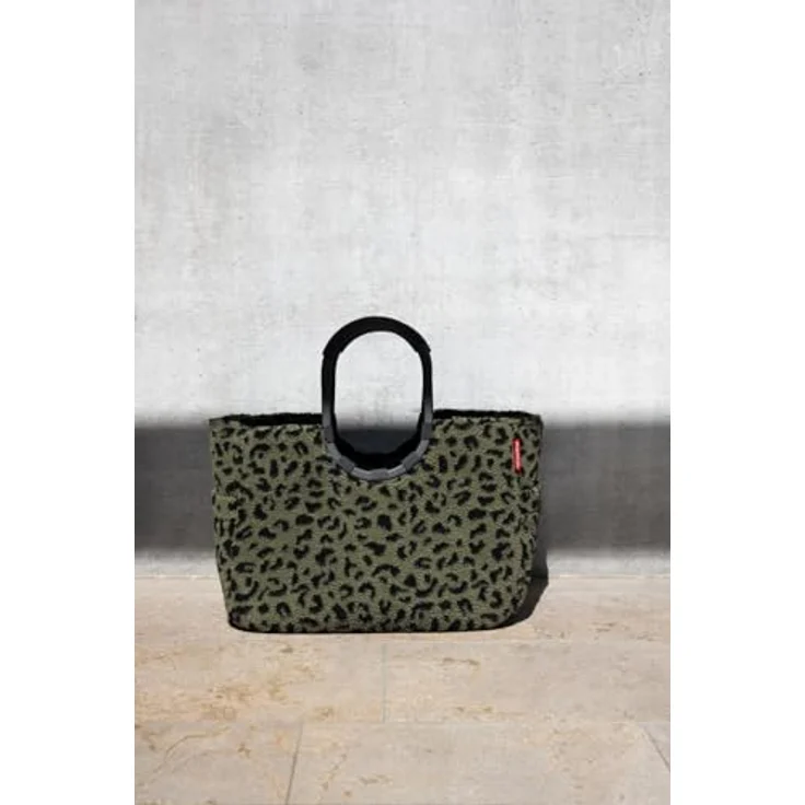 reisenthel Loopshopper Tasche L, Einkaufshilfe mit 25l Volumen, schwarz, wasserabweisendes Polyester, Innentasche mit Reißverschluss, stabile Aluminium-Griffe – Bild 5