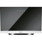 Bauknecht RBHVP 83 LM K Dunstabzugshaube (80 cm) - Abluft- und Umluftbetrieb/Kopffrei-Dunstabzugshaube/Touch-Control/LED-Beleuchtung/Leistungsstarker Lüftermotor