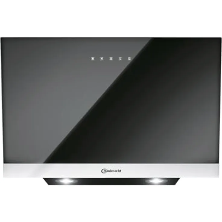 Bauknecht RBHVP 83 LM K Dunstabzugshaube (80 cm) - Abluft- und Umluftbetrieb/Kopffrei-Dunstabzugshaube/Touch-Control/LED-Beleuchtung/Leistungsstarker Lüftermotor
