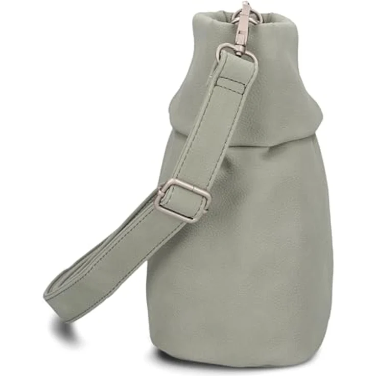 Zwei Mademoiselle.M Schultertasche 25 cm, elegante Umhängetasche für Damen, Schwarz – Bild 5