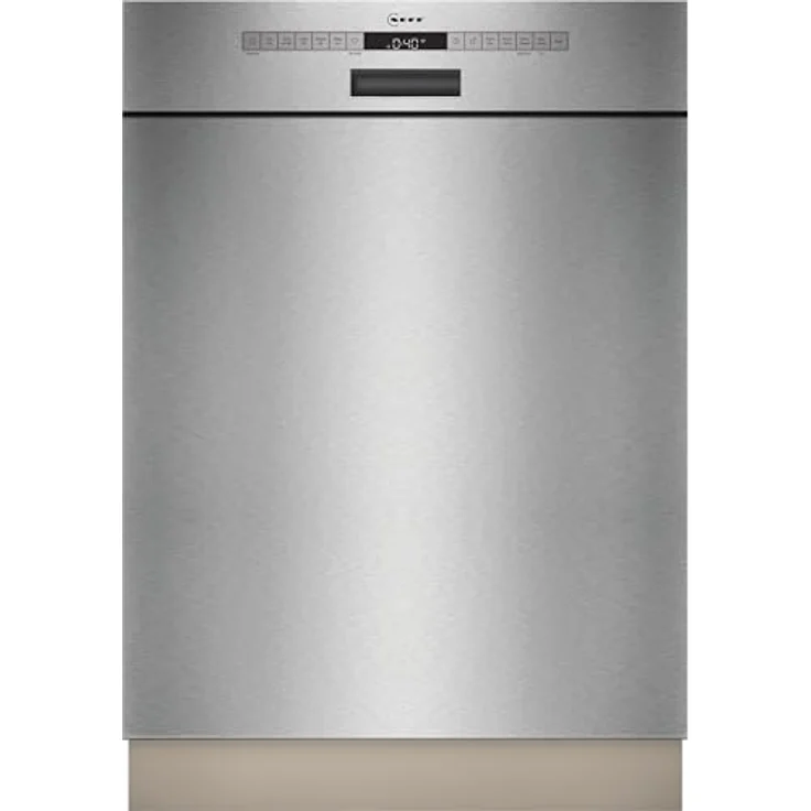 Neff S125EBS16E, N 50 Smarter Unterbau Geschirrspüler 60 cm, sehr leise, Chef 70ºC, Open Dry, Gebürsteter Stahl, Aqua Stop – Bild 1