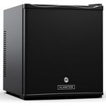 Klarstein Kühlschrank - mit Glastüre, 28L Mini-Kühlschrank für Getränke & Snacks, Klein & Leise, Verstellbare Ablagen, Schloss, Türanschlag wechselbar, höhenverstellbare Füße, schwarz