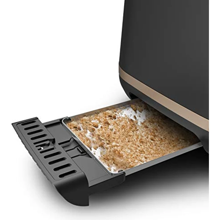 Tefal TT5338 Includeo 2-Scheiben-Toaster, 850 Watt, 7 Bräunungsstufen, Aufwärmfunktion, Brotzentrierung, schwarz – Bild 4