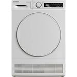 Telefunken T-K8-10-W-V2 Trockner, 8kg Kondenstrockner mit 15 Programmen, Knitterschutz & Trommelreversierung, weiß