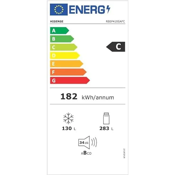 HISENSE RB5P410SAFC Kühlgefrierkombination, 413 l, Energieeffizienzklasse C, 2030 mm hoch, Schwarz – Bild 16