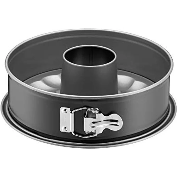 Kaiser Inspiration Springform 28 cm rund, 2 Böden, Flach- und Rohrboden, runde Backform, antihaftbeschichtet, auslaufsicher, mit Rezept – Bild 2