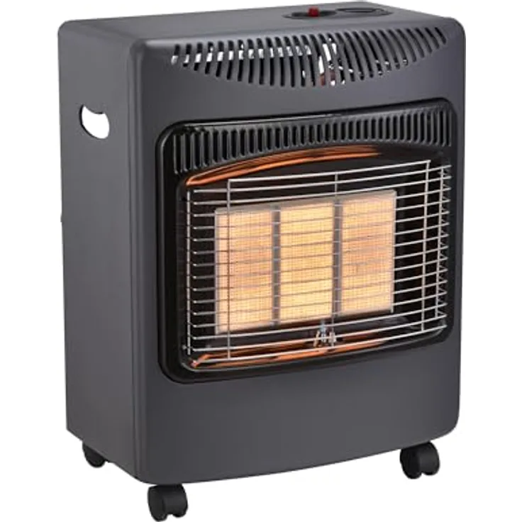 Sannover Gasheizofen Infrarot Daris Sannover 4200 W, drei Heizstufen, ODS-Sicherheitsvorrichtung, mobil mit Rollen